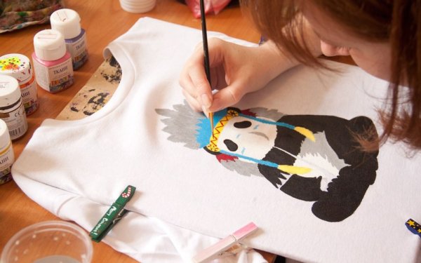 Мастер класс по росписи футболок