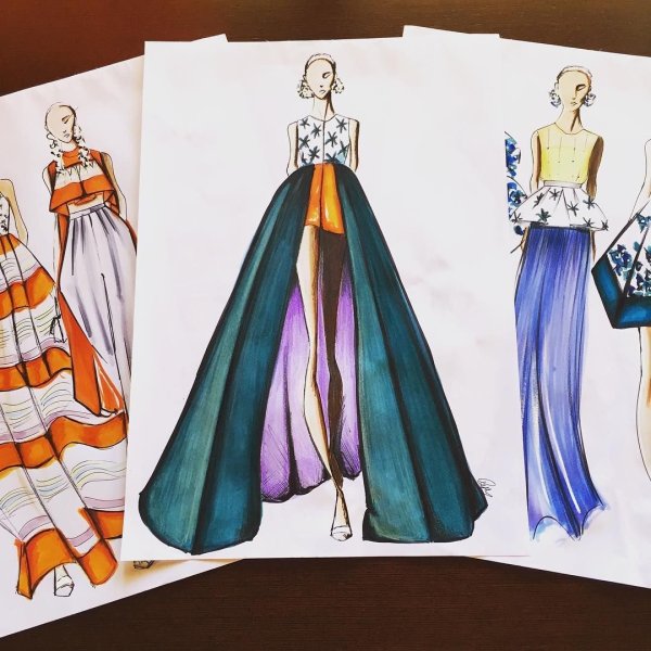 Нарисовать коллекцию одежды