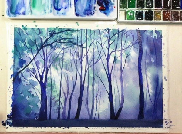 Рисование акварель и гуашь