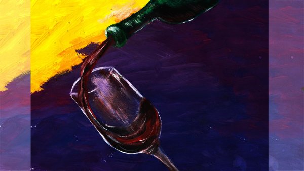 Вино картины художников