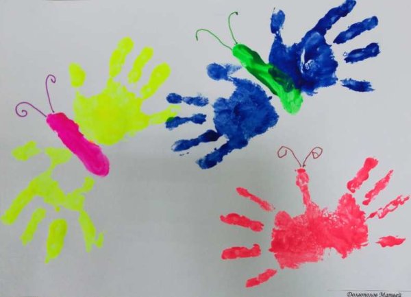Техника рисования ладошками