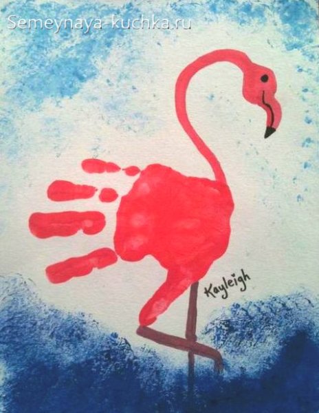 Рисование зверей ладошками