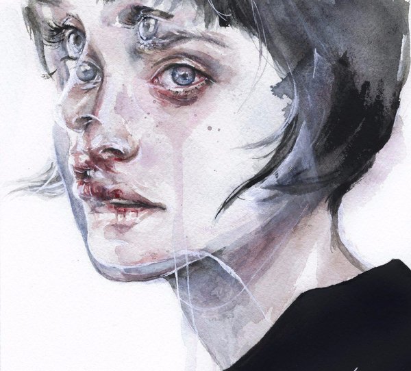 Акварельные портреты сильвии Пелиссеро