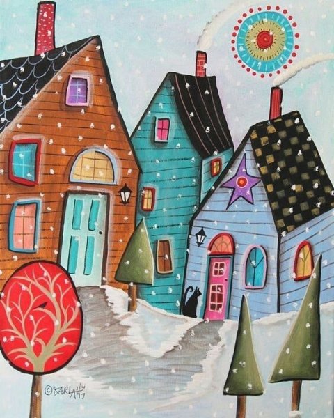 Зимние домики Карла Жерар