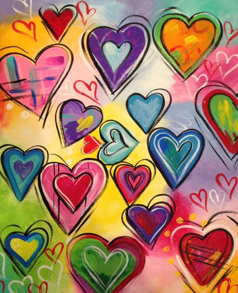 Граффити сердечко