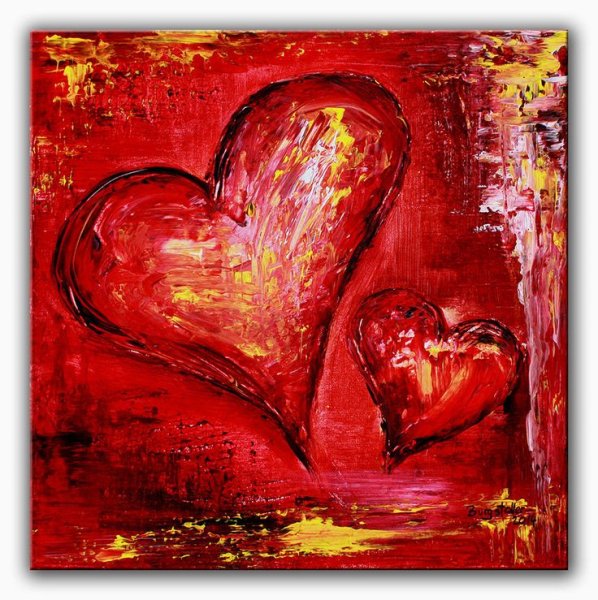 Сердце живопись
