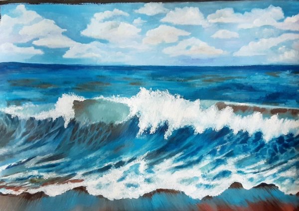 Море рисунок