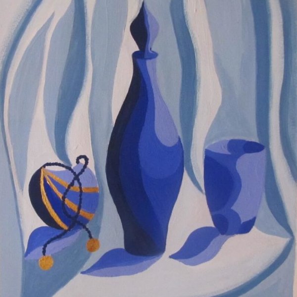 Декоративный натюрморт разбеленный колорит