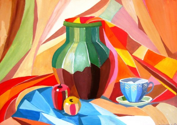 Декоративная живопись натюрморт