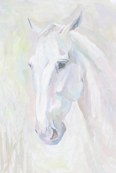 Рисование лошади гуашью