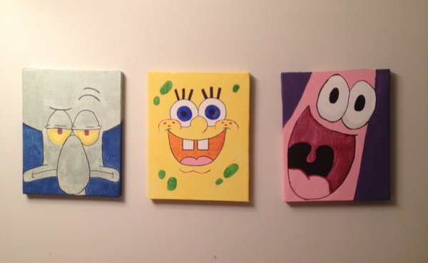 Идеи для рисунков на маленьком холсте