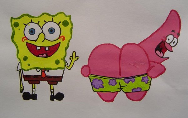 Спанч Боб с усами