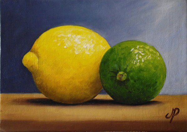 Лимоны живопись