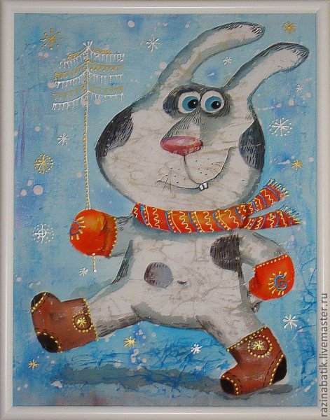 Художник Елена Разина зима