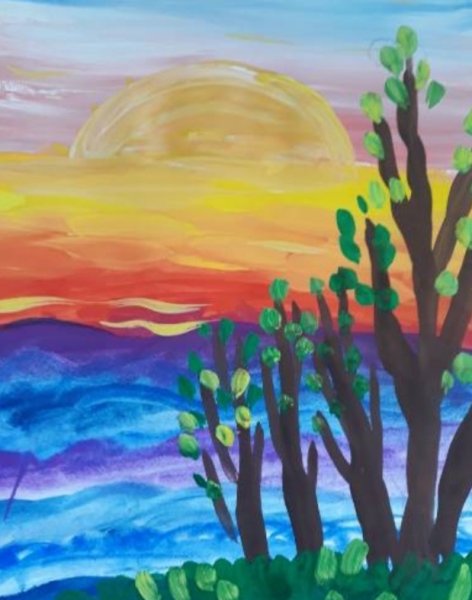 Уроки рисования гуашью для детей