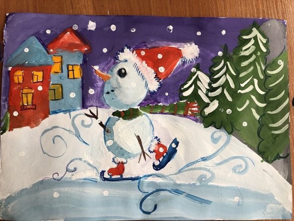 Снеговик изостудия