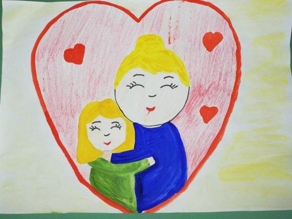Сердце матери рисунок на конкурс