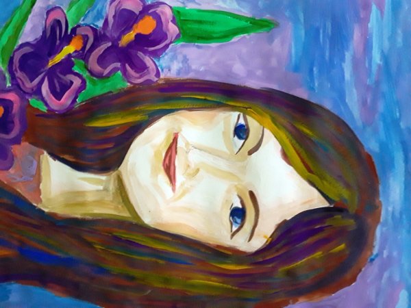 Рисунки гуашью для мамы