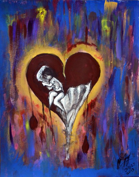 Картина сердечко