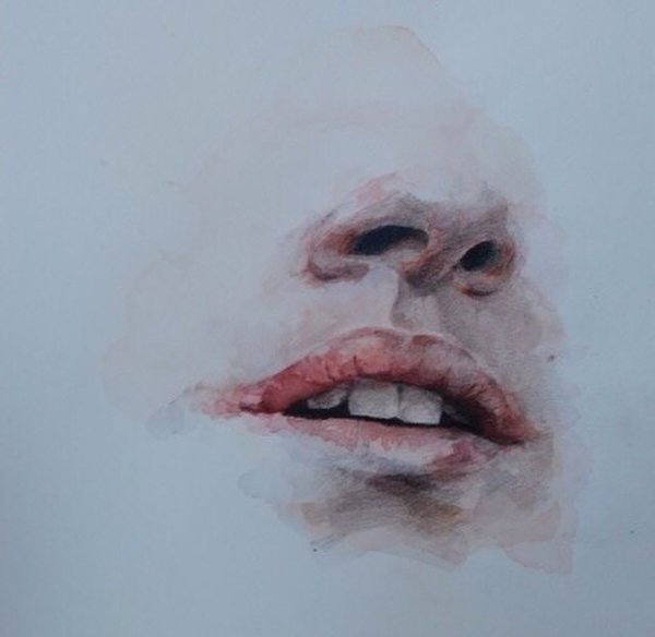 Нос акварелью