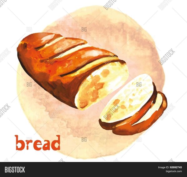 Хлеб гуашью