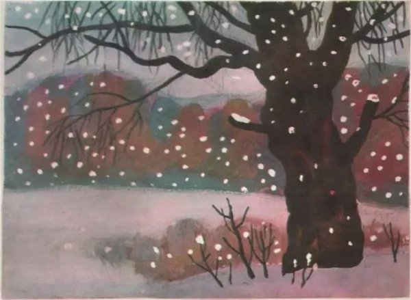 Рисование зима старшая группа