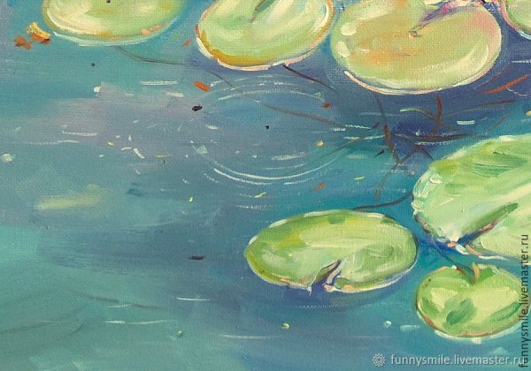 Блики на воде живопись