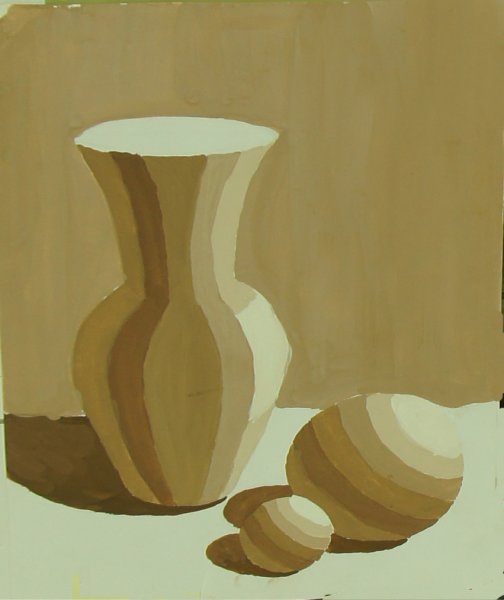 Зарисовки акварелью натюрморты