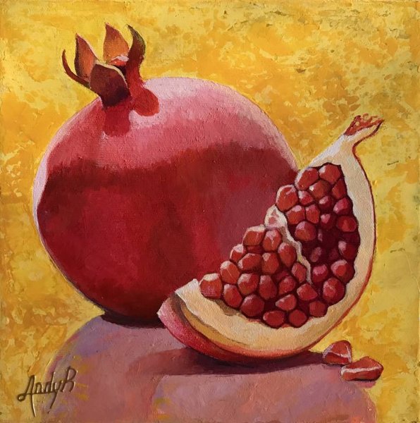 Гранат Мандола живопись