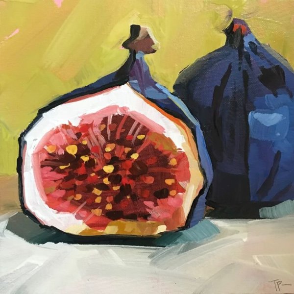 Фрукты гуашью