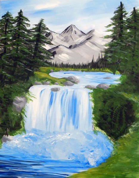 Картины Боба Росса туториал