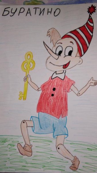 Литературный герой рисунок