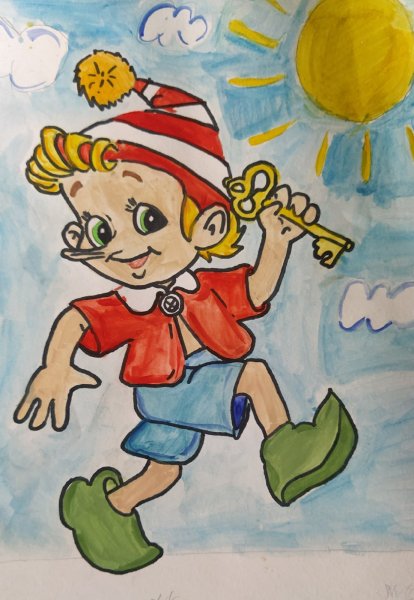 Золотой ключик рисунок