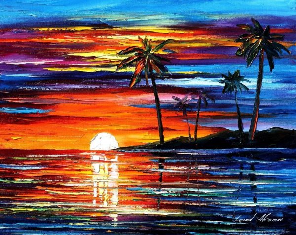 Афремов Леонид закат остров