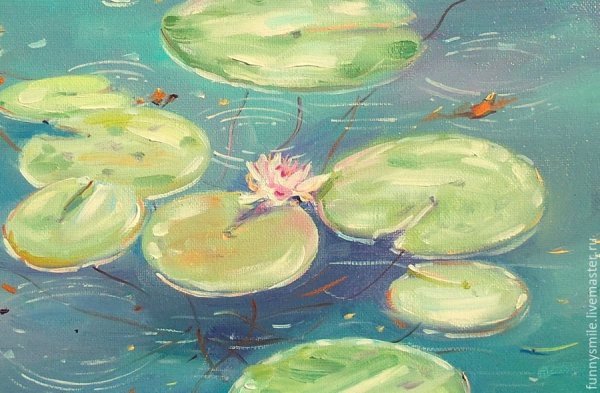 Water Lily Pond картина