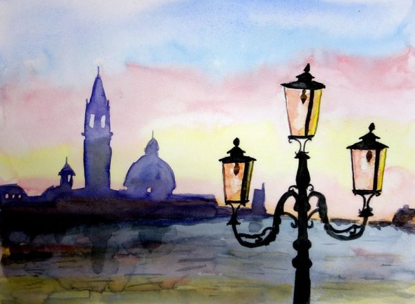 Уличный фонарь изо