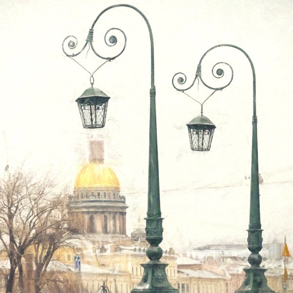 Невский проспект фонарные столбы
