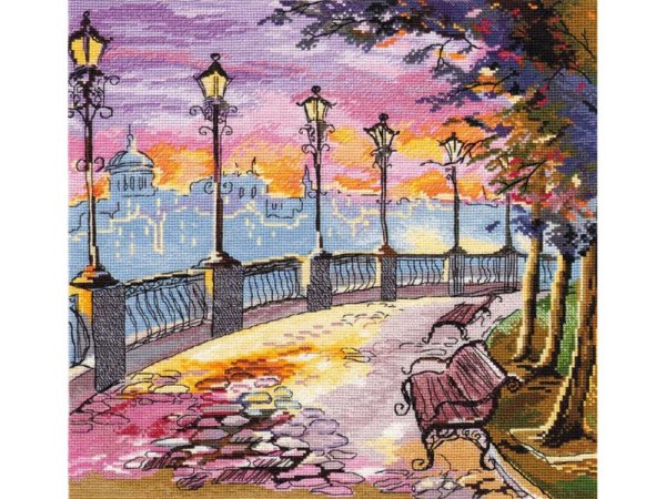 Фонарь на улице рисунок