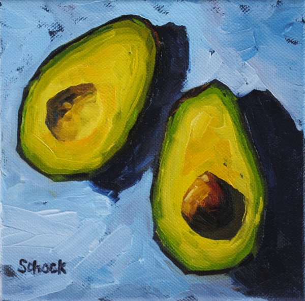 Авокадо акрилом