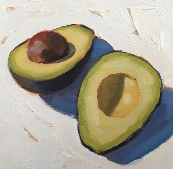 Авокадо акрилом