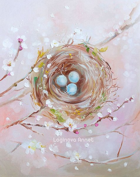 Аннет Логинова художник цветы