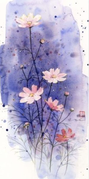 Миниатюрные картины акварелью