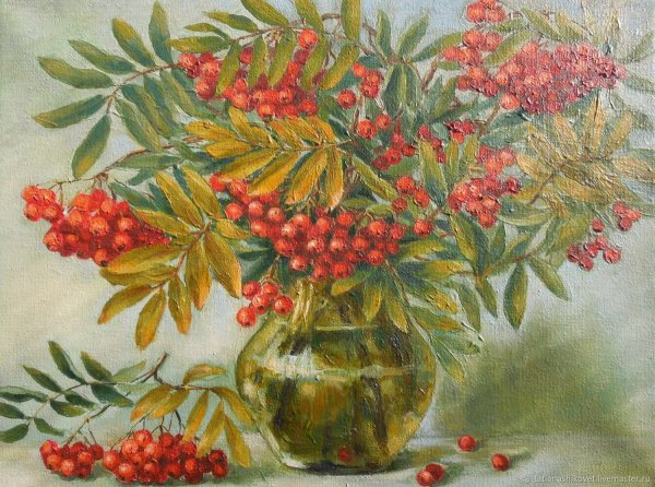 Павел Еськов букет рябины