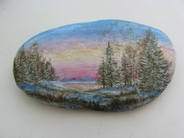 Пейзажи на гальке