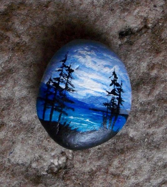 Живопись на камнях