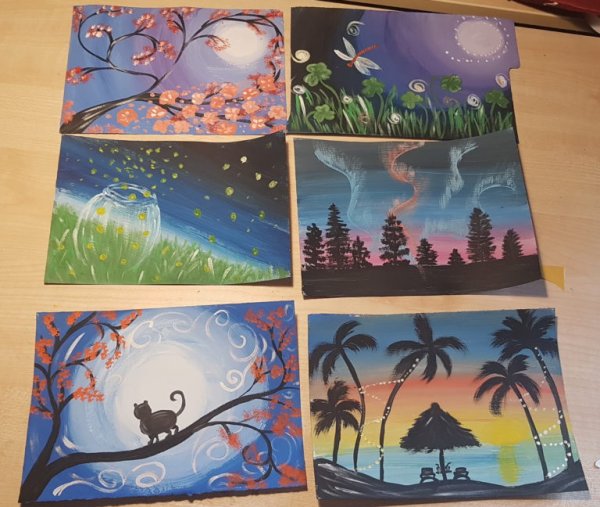 Мастер класс по рисованию гуашью