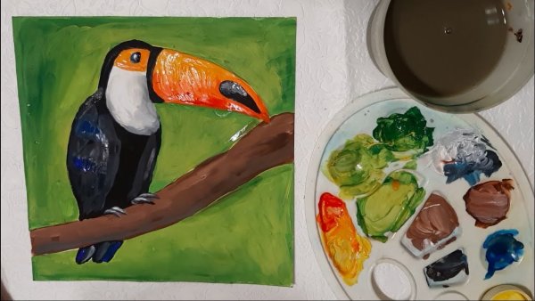 Живопись гуашью мастер класс