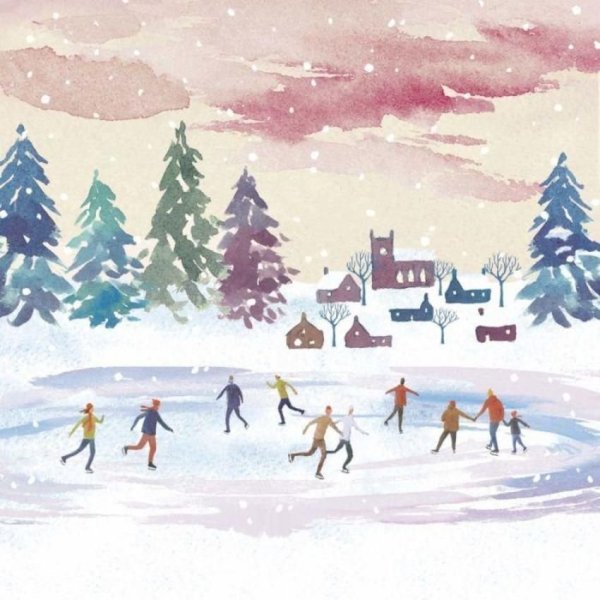 Зимние забавы коньки