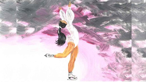 Фигурное катание гуашью