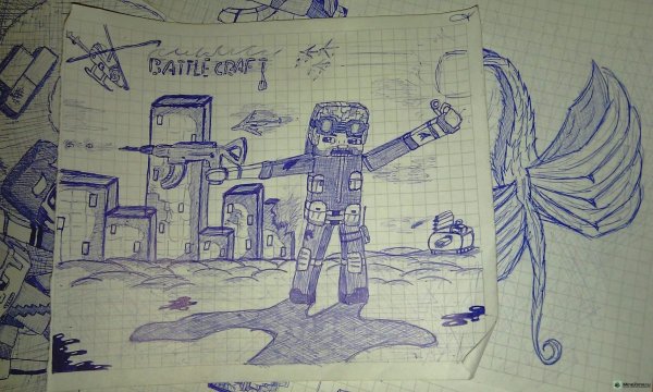 Голова КРИПЕРА по клеточкам